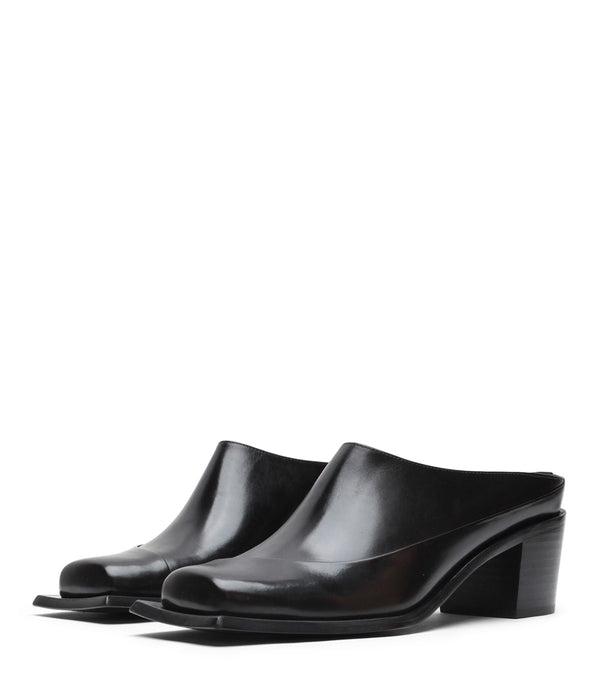 Lonel Heeled Square Toe Mule