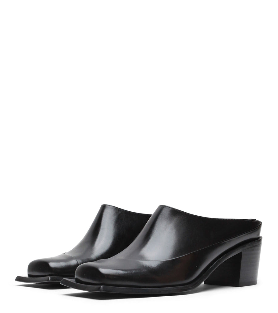 Lonel Heeled Square Toe Mule