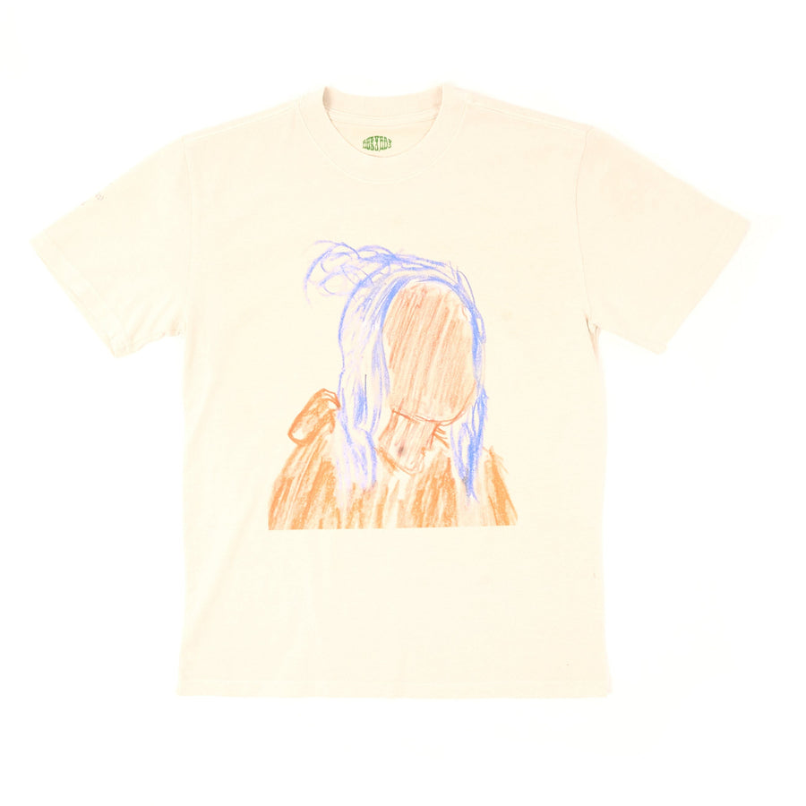 BusyBdy Faded Tee Bone - front view
