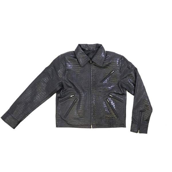 Ajaar Leather Jacket - front view