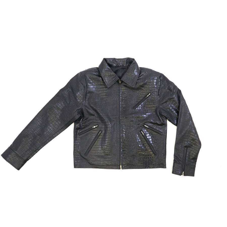 Ajaar Leather Jacket - front view