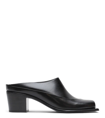 Lonel Heeled Square Toe Mule