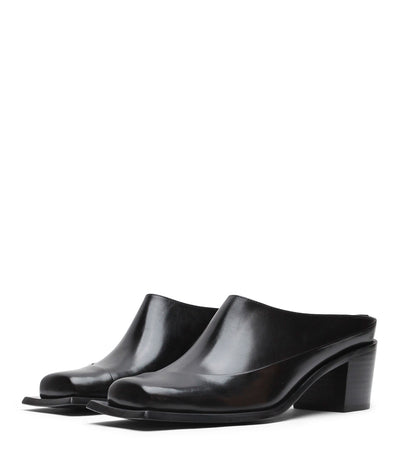Lonel Heeled Square Toe Mule