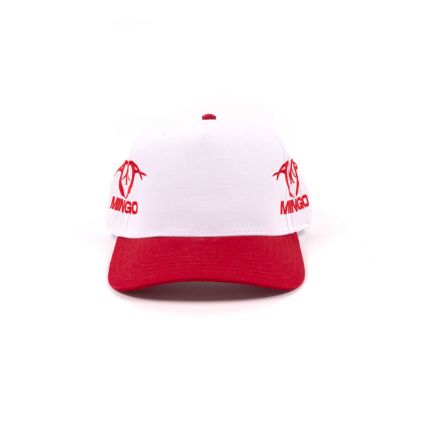 Mingo White Snapback - front view