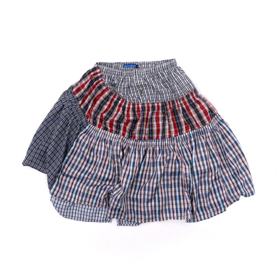 Dauan Jacari Plaid Boxer SKirt - front view