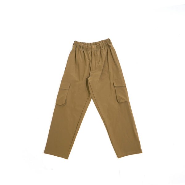 Mingo Nylon Blended Wide Pants - front view