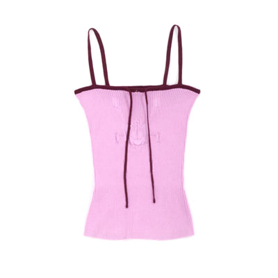 H99 Angel Rib Knit Cami - front view