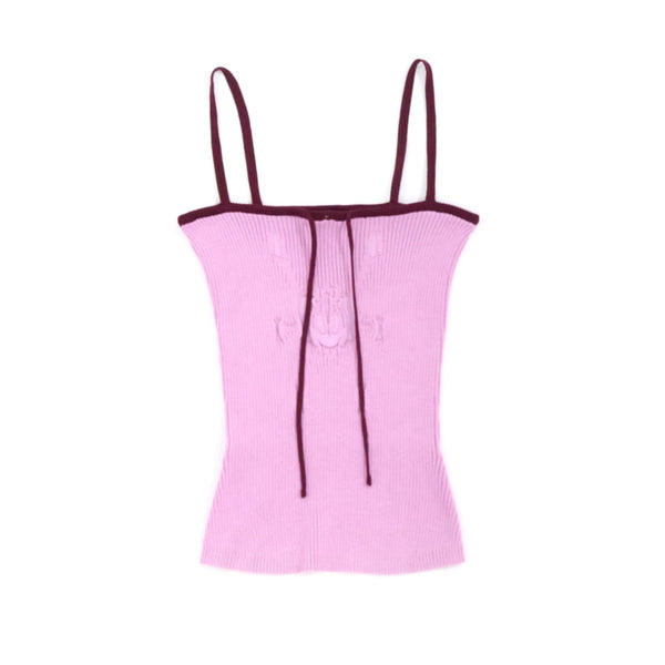 H99 Angel Rib Knit Cami - front view
