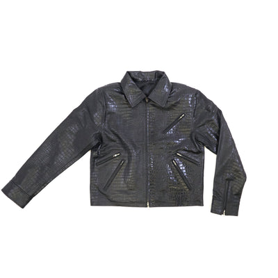 Ajaar Leather Jacket - front view
