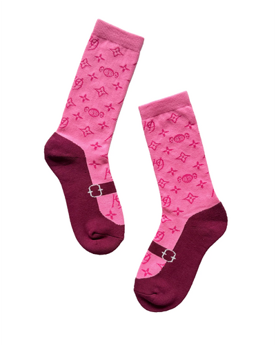 Maryjane Monogram Socks